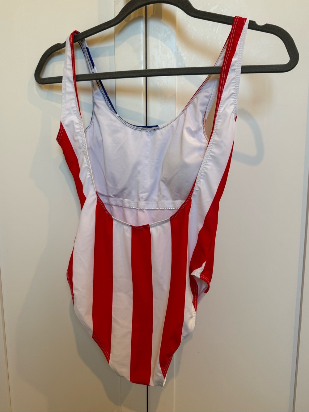 American Flag One-Piece Swimsuit - Red White Blue - Picture 2 of 2
